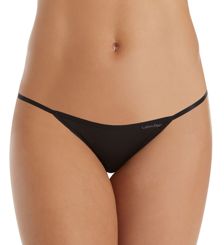 Calvin klein women's clearance sleek model thong panty