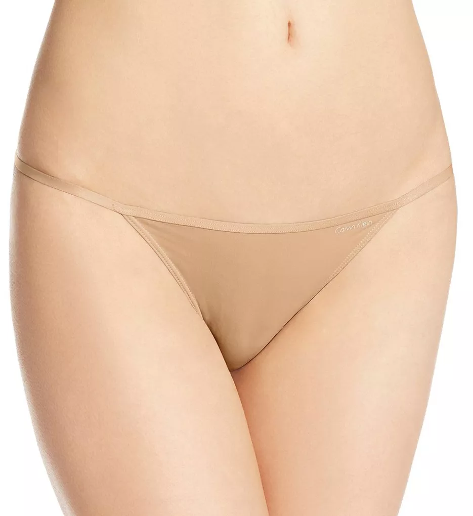 Calvin Klein Underwear Women's Intrinsic High Leg Tanga, Cedar, X