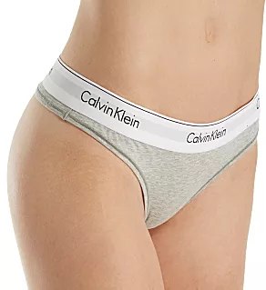 Modern Cotton Thong Grey Heather XS