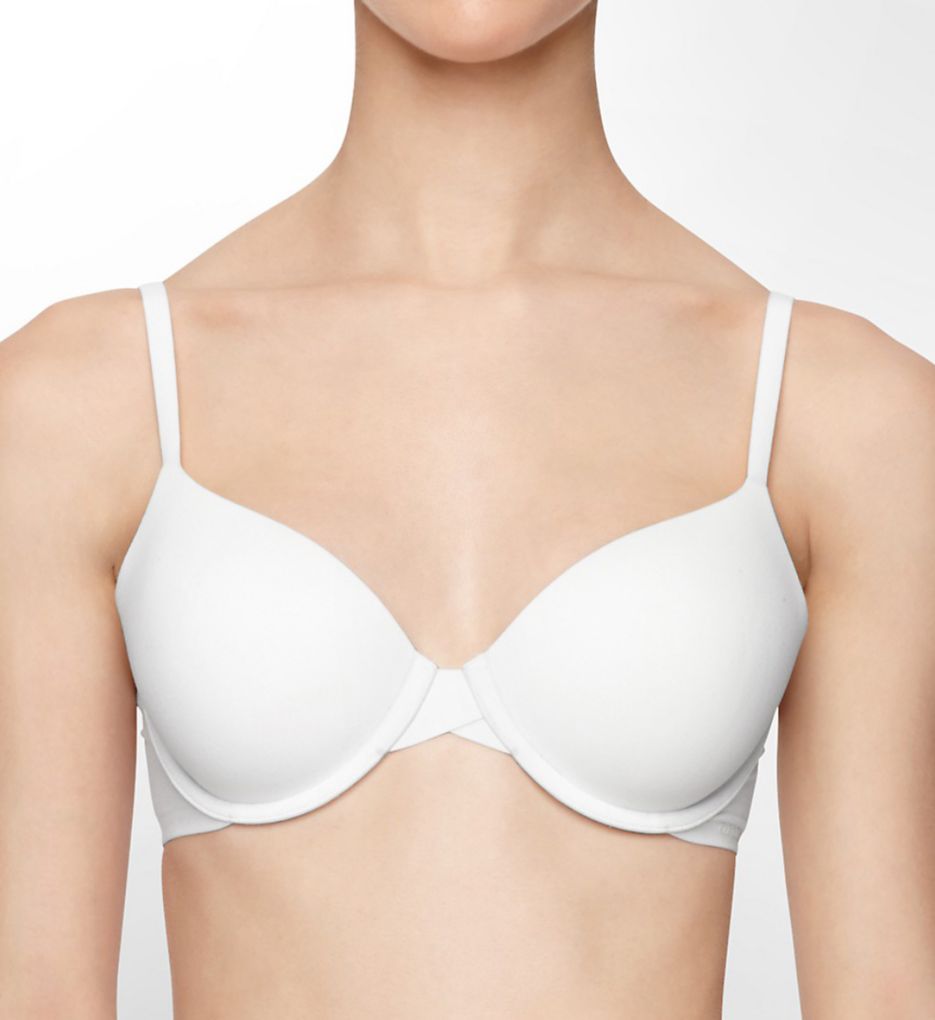 Calvin Klein underwire T-shirt bra with signature logo elastic
