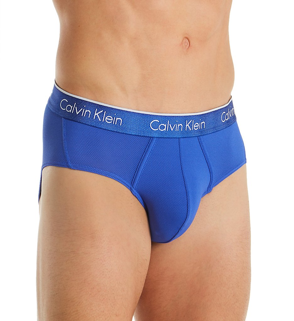 Calvin Klein NB1004 Air FX Micro Hip Briefs (Colbalt Blue)