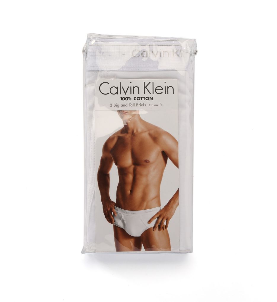 Big and Tall 100% Cotton Brief - 2 Pack-cs1