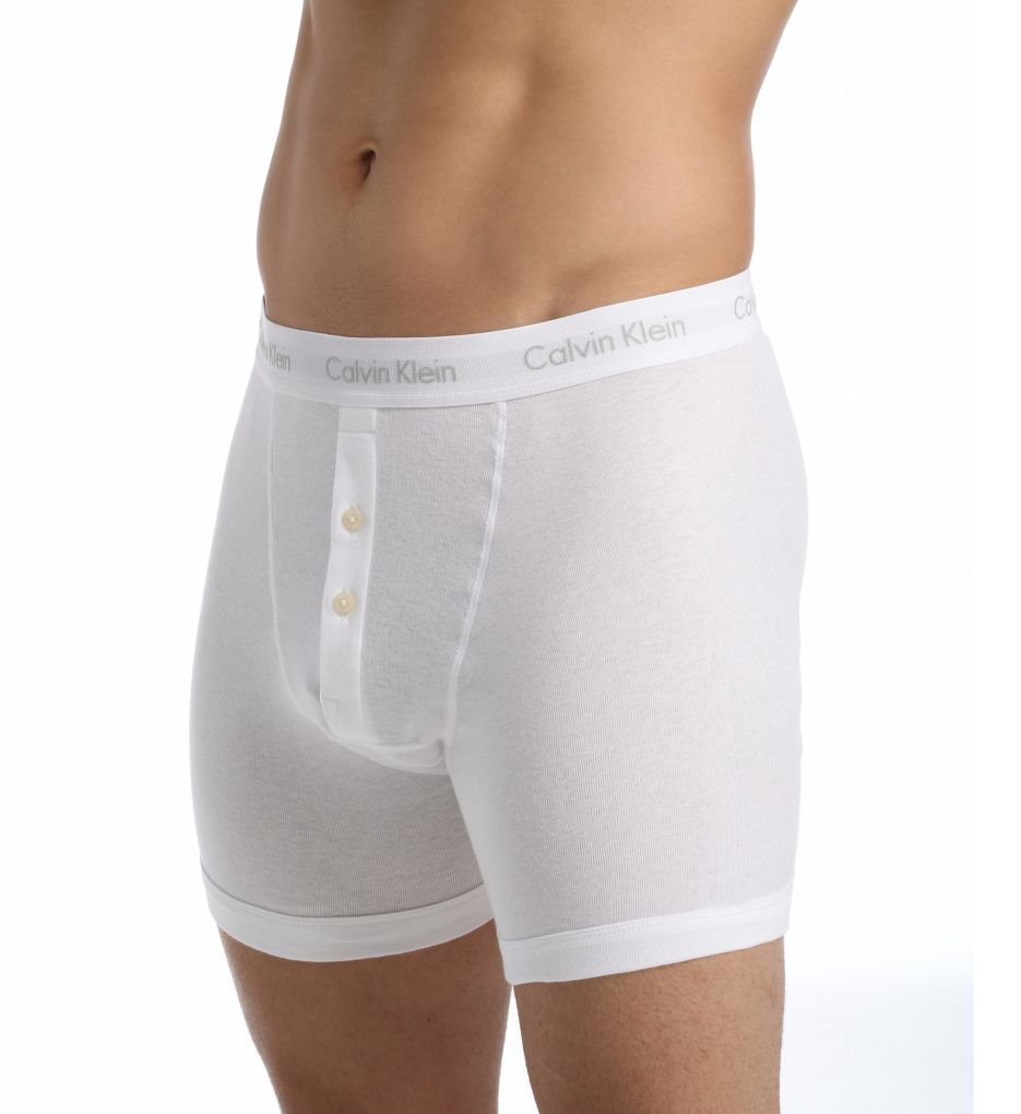 Classics Cotton Button Fly Boxer Brief - 3 Pack