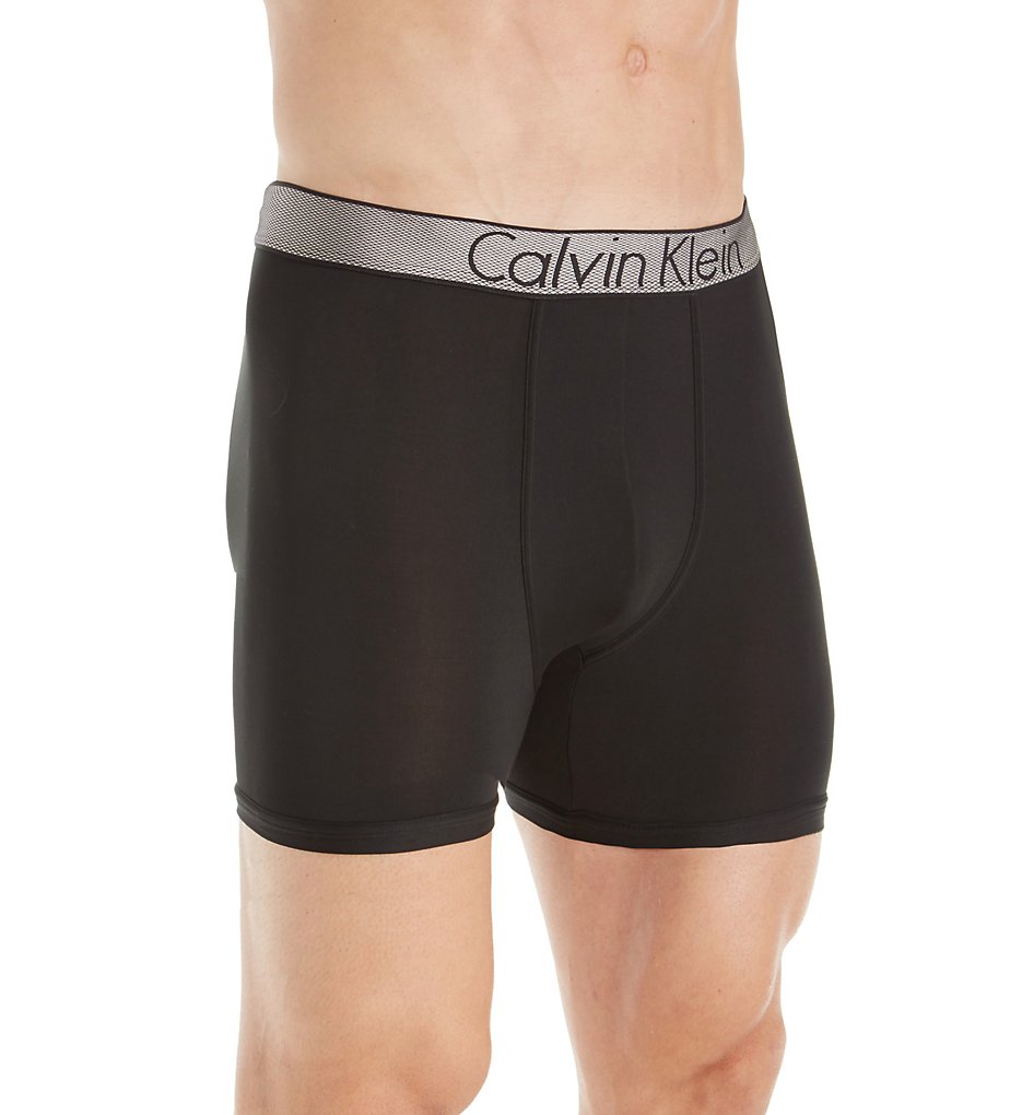 Calvin Klein NB1296 Customized Stretch Boxer Briefs (Black)