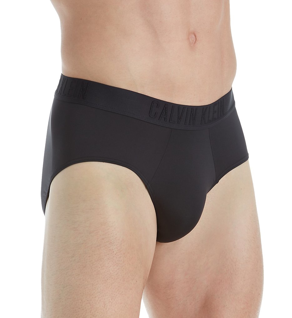 Calvin Klein NB1303 CK Black Hip Briefs (Black)