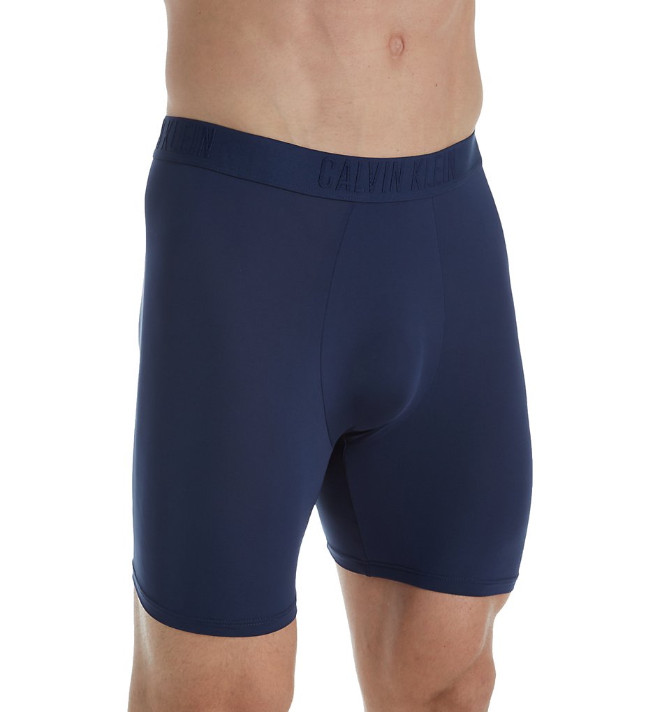 Calvin Klein NB1305 CK Black Boxer Briefs (Blue Shadow)