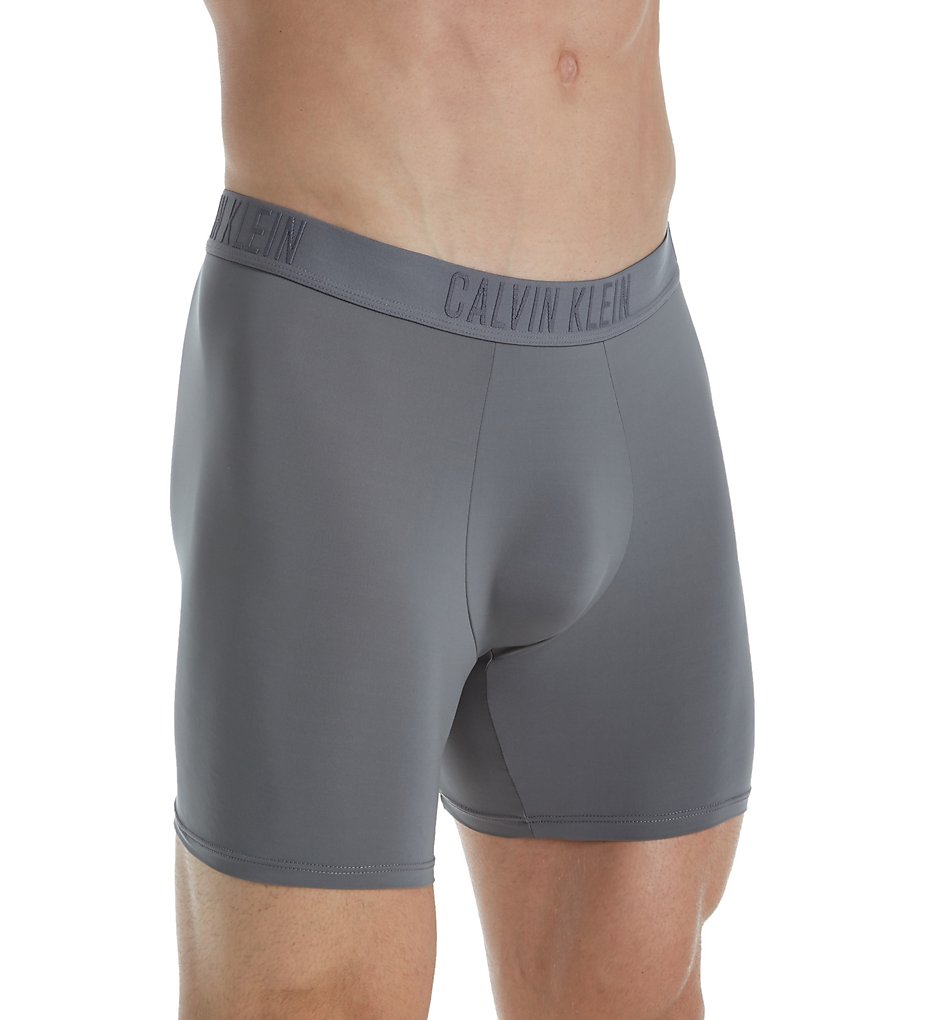 Calvin Klein NB1305 CK Black Boxer Briefs (Grey Sky)
