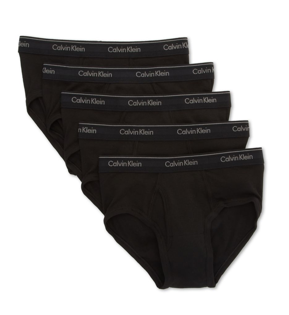 Calvin Klein Cotton Classics Hip Brief 4-Pack Black NB4004-001/001