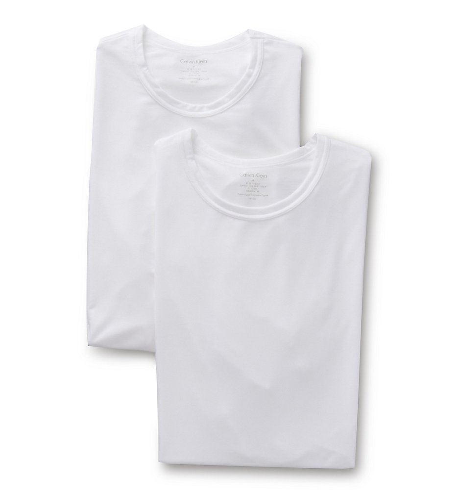 Calvin Klein NB1432 Body Modal Crew Neck T-Shirts - 2 Pack (White)