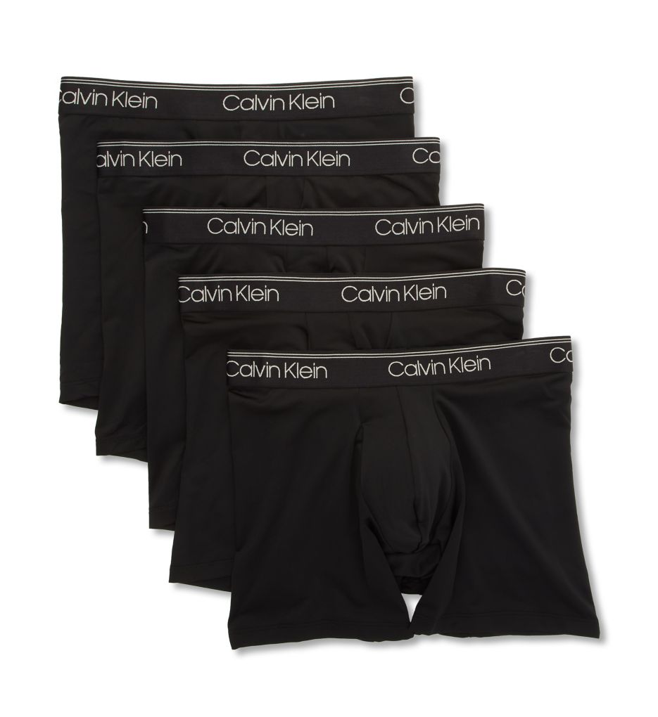 5-Pack Black Boxer Briefs