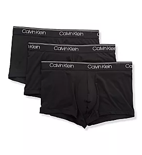 Micro Stretch Low Rise Trunk - 3 Pack Black S