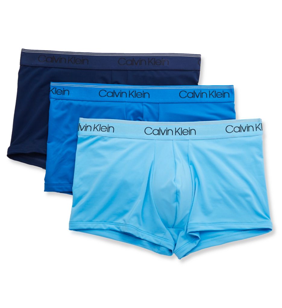 Calvin Klein Micro Stretch Low Rise Trunk 3-Pack Black Multi