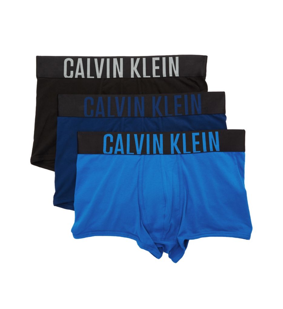 Intense Power Cotton Trunk - 3 Pack BLBKBK XL by Calvin Klein