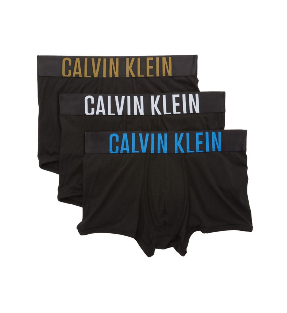 Intense Power Cotton Trunk - 3 Pack BLBKBK XL by Calvin Klein