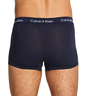 Cotton Stretch Low Rise Trunk - 3 Pack Black/Shadow/Colbalt XL