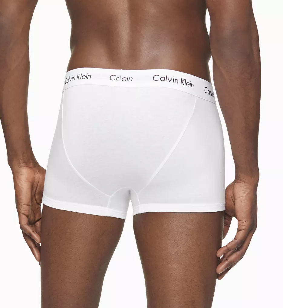 Cotton Stretch Low Rise Trunk - 3 Pack WHT S