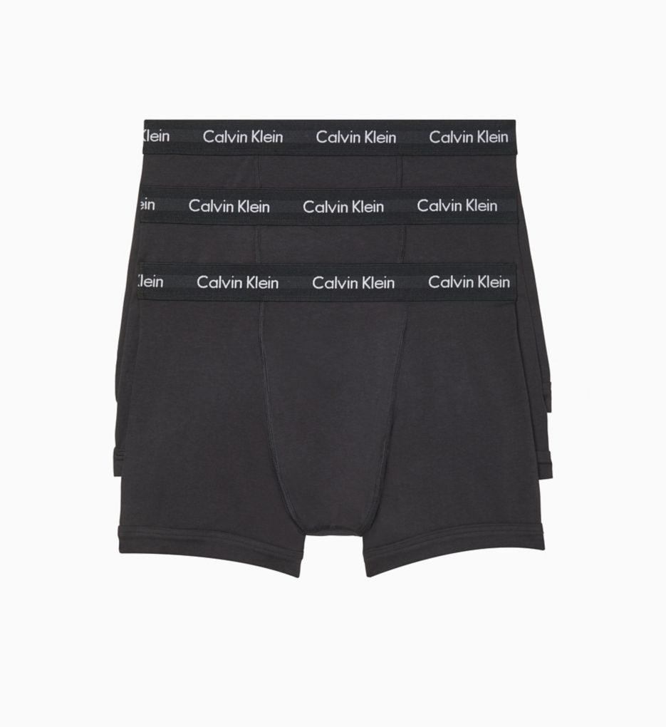 Calvin Klein Men s Cotton Stretch 3 Pack Boxer Brief Black L