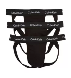 Cotton Stretch Jockstrap - 3 Pack Black S