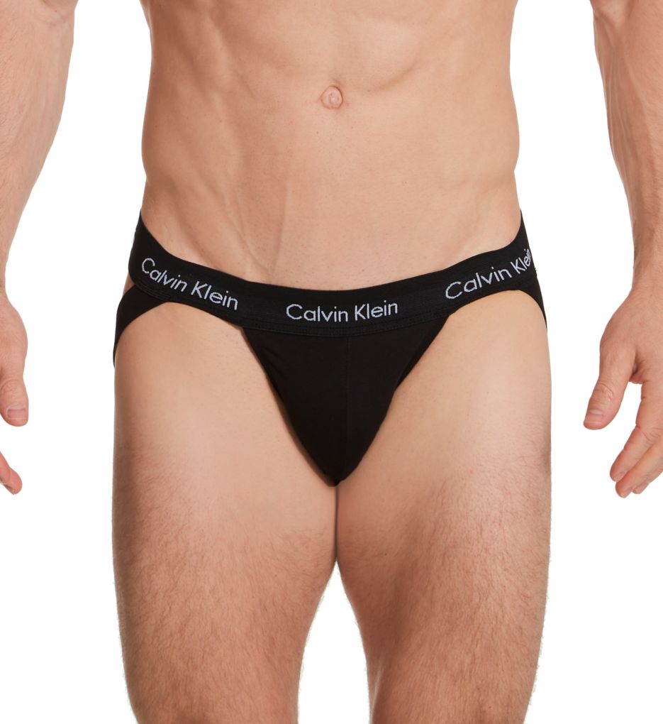 Calvin Klein Cotton Stretch Jockstrap - 3 Pack NB2623 - Image 1
