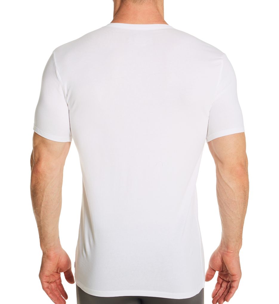 Calvin Klein Cotton Stretch Classic Fit Crew T-Shirt - 3 Pack NB2798 - Image 2