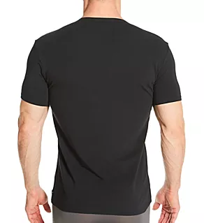 Cotton Stretch Classic Fit Crew T-Shirt - 3 Pack Black S