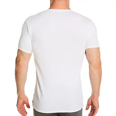 Cotton Stretch Classic Fit V-Neck T-Shirt - 3 Pack