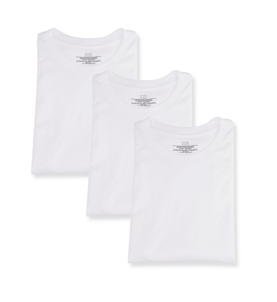 Big & Tall Cotton Classic Crew T-Shirt - 3 Pack-acs