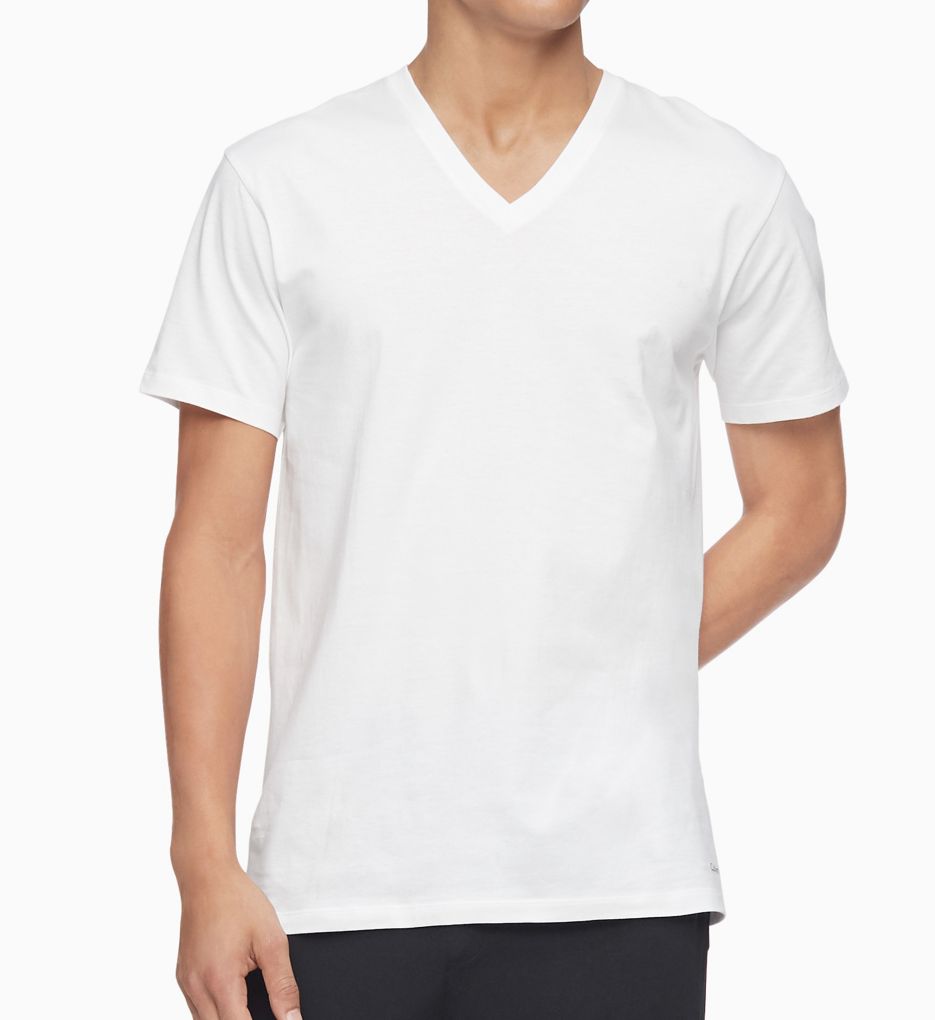 Big & Tall Cotton Classic V-Neck T-Shirt - 3 Pack-gs