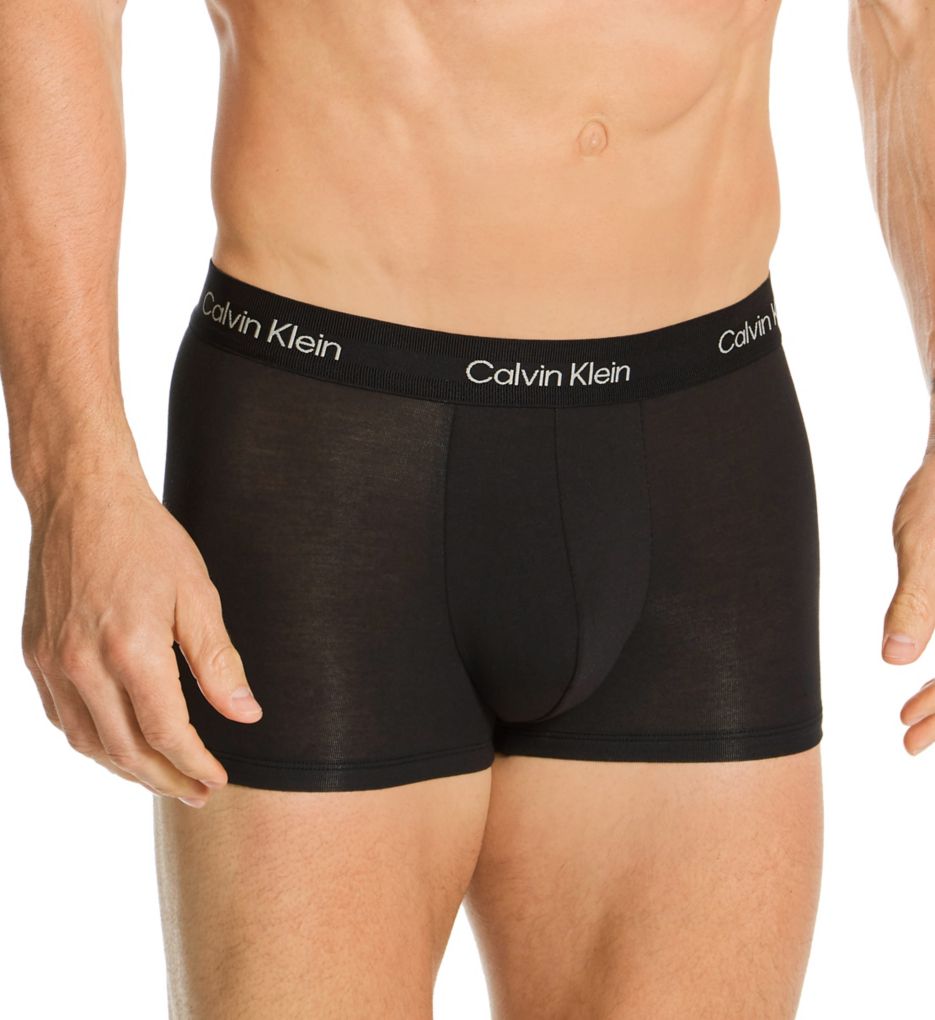 Calvin Klein Men's Breathable Underwear Reimagined Heritage Trunk NB3083  Black