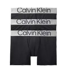 Steel Micro Boxer Brief - 3 Pack Black S