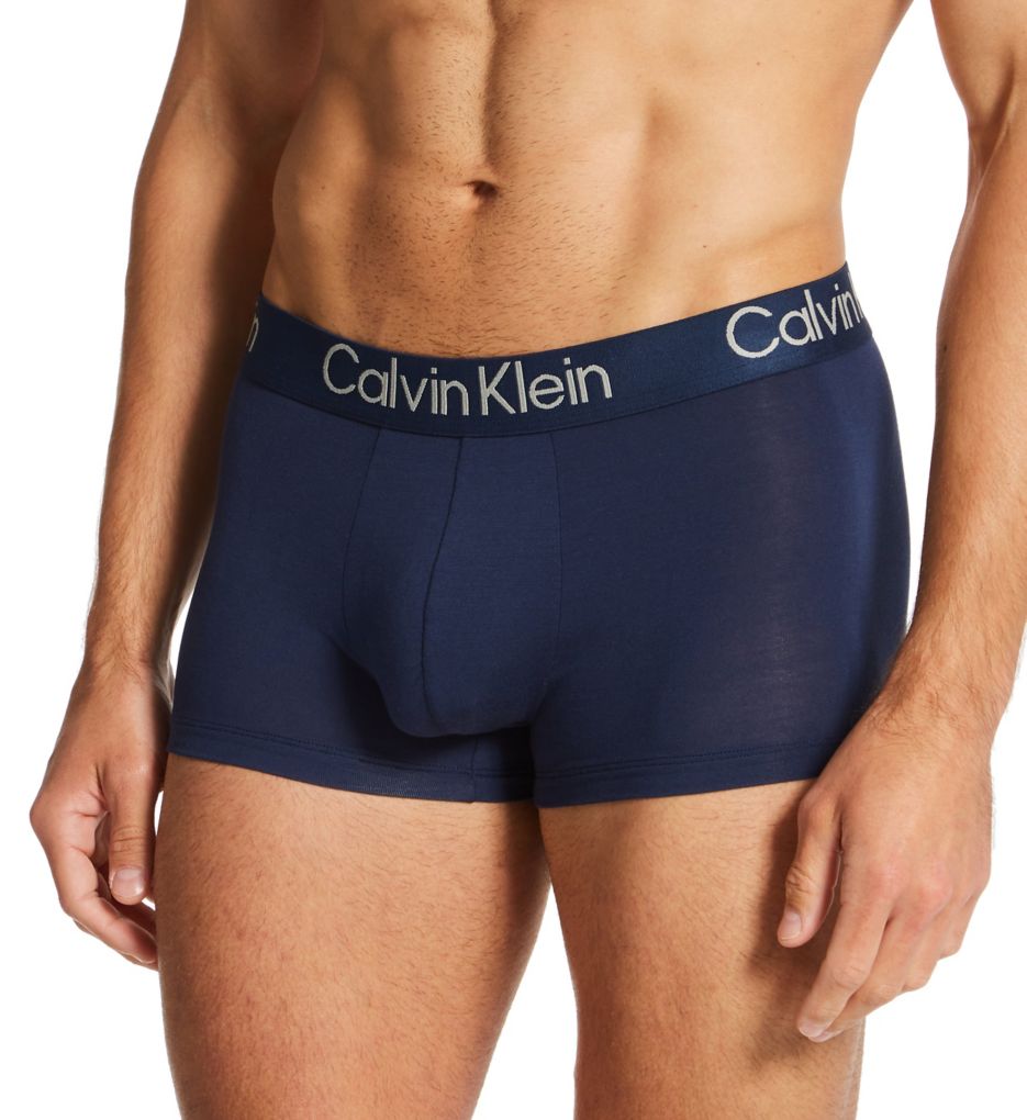 Calvin Klein Men's Micro Stretch 5-Pack Boxer Brief, 2 Blue Shadow