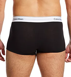 Cotton Stretch Low Rise Trunk - 3 Pack Black/White/Grey S