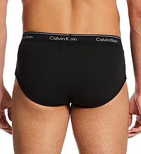 Cotton Classic Brief - 3 Pack Black S