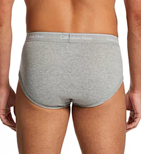 Cotton Classic Brief - 3 Pack Grey Heather M