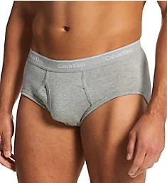 Cotton Classic Brief - 3 Pack Grey Heather S