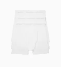 Cotton Classic Boxer Brief - 3 Pack WHT S