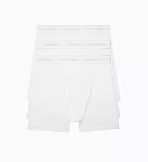 Cotton Classic Boxer Brief - 3 Pack WHT L