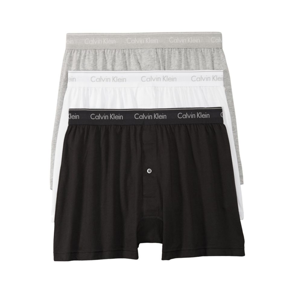 Cotton Classic Knit Boxers - 3 Pack by Calvin Klein
