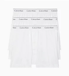 Cotton Classic Knit Boxers - 3 Pack White S
