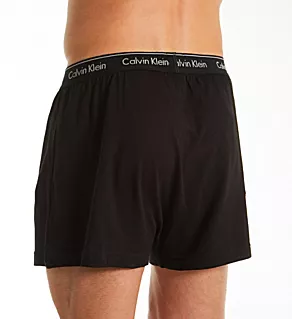 Cotton Classic Knit Boxers - 3 Pack Black XL