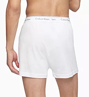 Cotton Classic Knit Boxers - 3 Pack White L