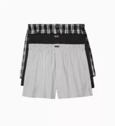 Classic Cotton Woven Boxer - 3 Pack