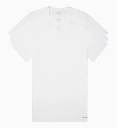 Cotton Classic Crew Neck T-Shirt - 3 Pack WHT S