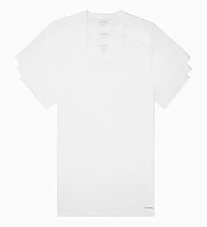 Cotton Classic Crew Neck T-Shirt - 3 Pack White M