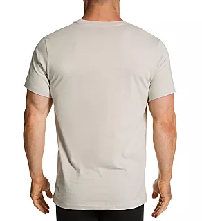 Cotton Classic Crew Neck T-Shirt - 3 Pack Teal/Grey/Dove S