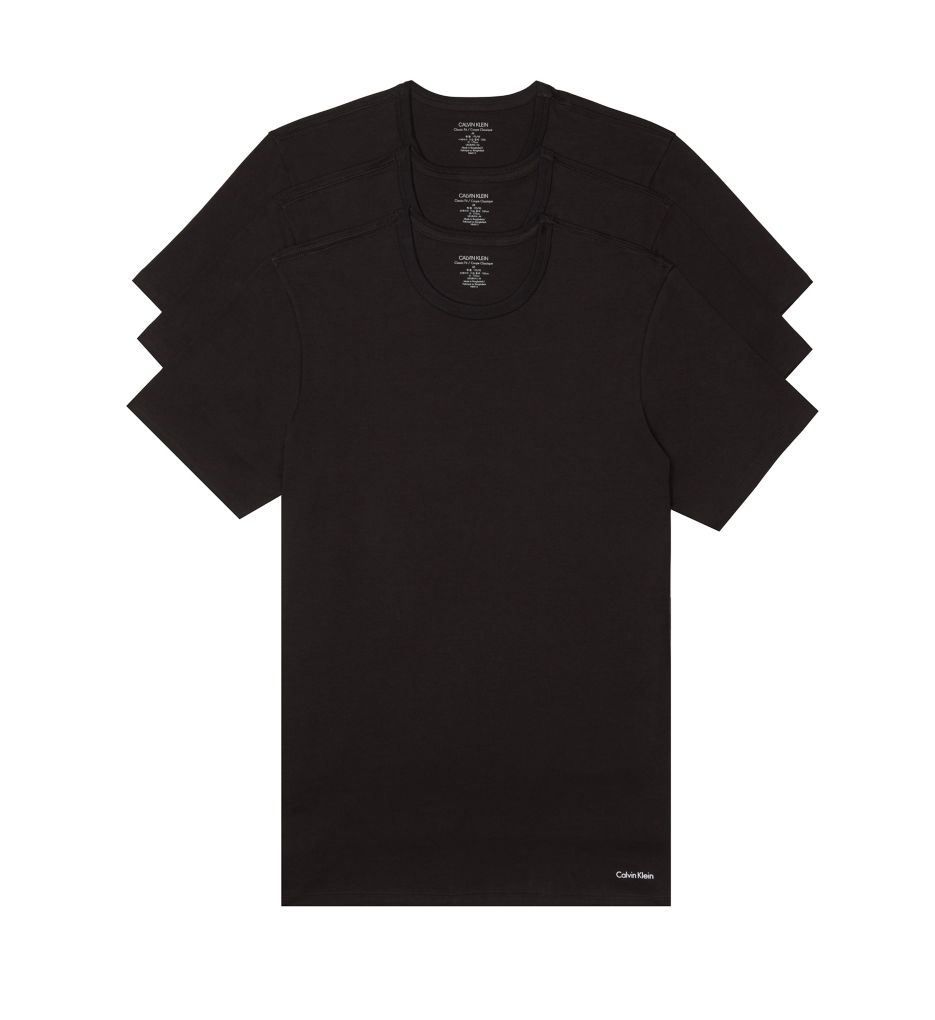 Calvin Klein Cotton Classics Slim Fit Crew T-Shirts - 3 Pack NB4013 - Image 4