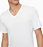 Calvin Klein Cotton Classic Slim Fit V-Neck T-Shirt - 3 Pack NB4014 - Image 1