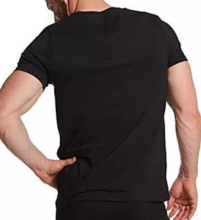 Cotton Classic Crewneck T-Shirt - 3 Pack Black S
