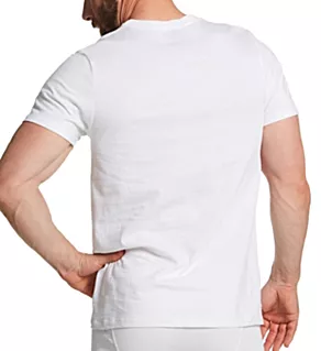 Cotton Classic Crewneck T-Shirt - 3 Pack White S