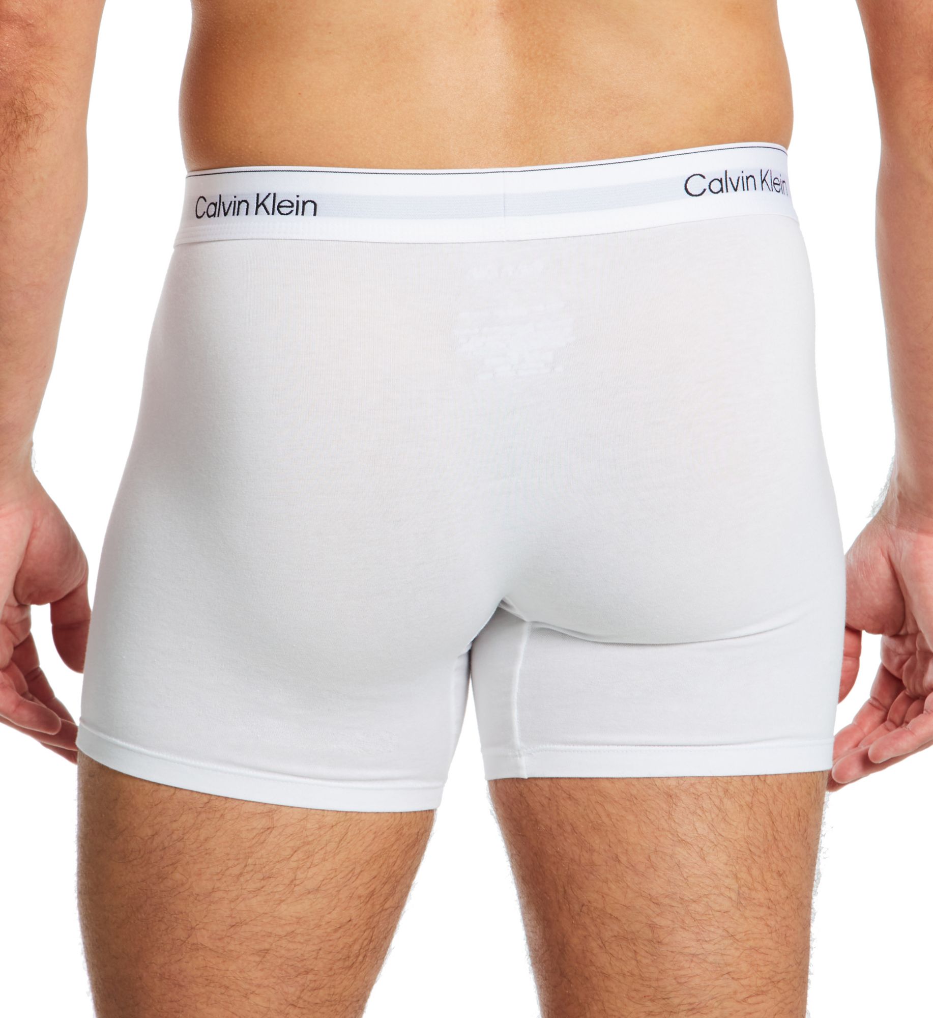 Calvin Klein Icon Cotton Stretch Boxer Brief - 3 Pack White M  - Image 2